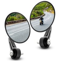 Motorrad Lenkerendenspiegel Paar Universal...
