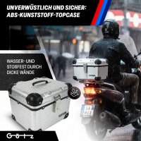 Topcase für Jawa 350/639 im robusten 35 Liter Aluminium-Design