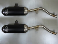 Auspuff Honda NX650 Dominator 88-96 mit ABE mit Slip On