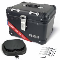 Topcase für E-Sprit Amperia 72 electric 35 Liter Black Aluminium-Design