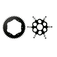 Kettenradset mit Kettenrad Z.43 Adapter für Ducati...