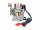 Vergaser Naraku 30mm Membrangesteuert für GY6-Motor Piaggío