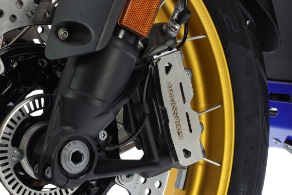 Bremssattelschutz für BMW R 1300 GS Bj.23-24 gebürsteter Edelstahl