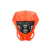 Scheinwerfer LED Universal Orange f&uuml;r Yamaha KTM Aprilia Supermoto Enduro