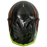 HJC CL XY II Enduro Cross Helm Schwarz Gelb Orange Gr. (L) 54cm