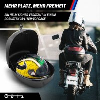 Top Case für Aprilia Roller 28Liter Helmkoffer