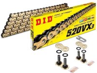 DID Kette VX3 X-Ring 520x48 Glieder Gold Nietschloss...