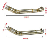 Auspuff Zwischenstück für Suzuki GSX-R GSX-S 1300 1000 F 08-15