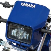 LED Scheinwerfer Rechteckig 160x100mm Zoll 4x6 E-Prüfzeichen für Suzuki Yamaha Honda Kawasaki