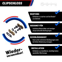DID Kettensatz X-Ring VX3 für Kawasaki KLX 250 H6F,H7F (KLX250S)   2006-2007 Niet-&Clipschloss