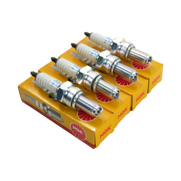 4x NGK CR9E Zündkerzen für Kawasaki Gilera Yamaha Suzuki Bimota