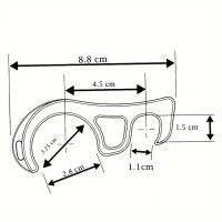 Motorrad Bremsschloss Orange Universelles Parkschloss für Hebel