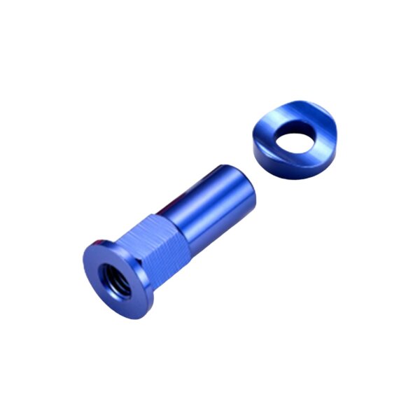 Felgensicherungsmutter aus Aluminium Blau Eloxiert