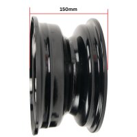 Felge 10x5-156 vorne Quad Schwarz Matt