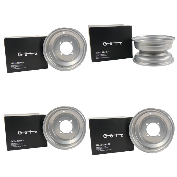 Felgen für SMC Barossa Bronco Canyon 300 500 520RR 520 RR silber Quad Komplettsatz