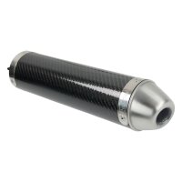 Auspuffendtopf für Yamaha DT 50 R /Malaguti MBK in Carbon