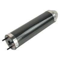 Auspuffendtopf für Yamaha DT 50 R /Malaguti MBK in Carbon