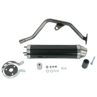 Auspuffendtopf für Yamaha DT 50 R /Malaguti MBK in Carbon