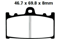 Bremsbeläge Typ FA158 Semi-Metall Motorrad