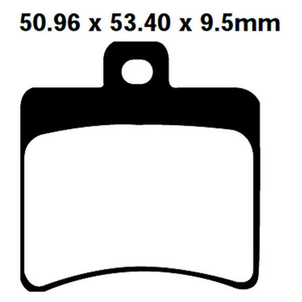 Bremsbeläge Typ FA298 Semi-Metall Motorrad,Roller