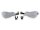 Handschützer Handprotektoren für BMW F 650 GS F 700 GS F800 GS F 850 GS weiß Competition Integral Handguards