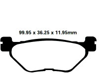 Bremsbeläge Typ FA319/2 Semi-Metall Motorrad