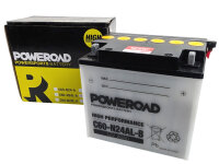 Batterie für BMW Ducati Moto Guzzi Y60N24AL-B / C60N24AL-B 12Volt 28 Ampere Powerroad Wartungsfrei