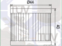 Ölfilter Hiflo HF131 für Suzuki, Hyosung