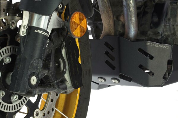 Bremssattelschutz für QJ Motor SRT 700 X 23-24 matt schwarz