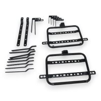 Koffersystem 3-er Set & Träger für BMW R1200/R1250 GS Komplett