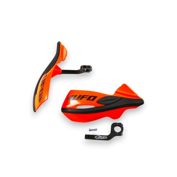 Handprotektoren Orange Modern für Motocross Handschützer UFO Universal