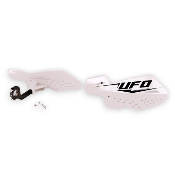 Handprotektoren Weiß Modern für Motocross UFO Viper Universal