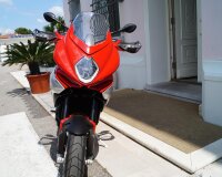 Universeller Motorradspiegel mit Klemmhalterung links/rechts