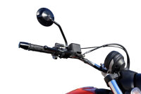 Spiegel rechts Aluminium schwarz für Ducati Scrambler