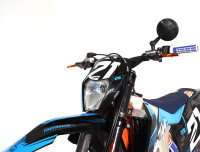 Spiegel Flexi Matt Schwarz klappbar E-geprüft