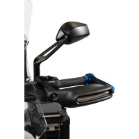 Rechter Universalspiegel DX KRK schwarz mit CNC-Stange