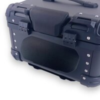 Motorradkoffer Pro3 Alu 35 L Schwarz & Universal Topcase Halterung