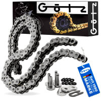 Kettensatz X-Ring für Kawasaki GPZ 600 R ZX600A1-A51985-1989 Nietschloss & Clipschloss