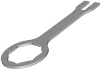 Gabelwerkzeug 50mm Achteckig Schwarz für Honda Kawasaki Sherco Yamaha