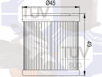 Ölfilter Hiflo HF182 für Piaggio Beverly 350...