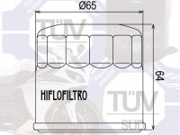 Ölfilter HIFLO HF204 für Kawasaki / Triumph / Yamaha