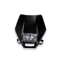 Lampenmaske mit Scheinwerfer  für KTM EXC & SX 125-500 Weiß/Schwarz UFO