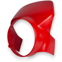 Lampenmaske rot für Honda XL 125 200 250 500 R, MTX...