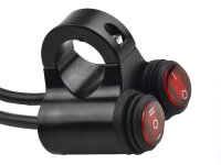 Doppelschalter universal wasserdicht für 22mm Lenker