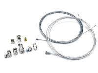 Bowdenzug Reparatur Set mit Nippel universal Gaszug/Kupplungszug/Bremszug für Motorrad