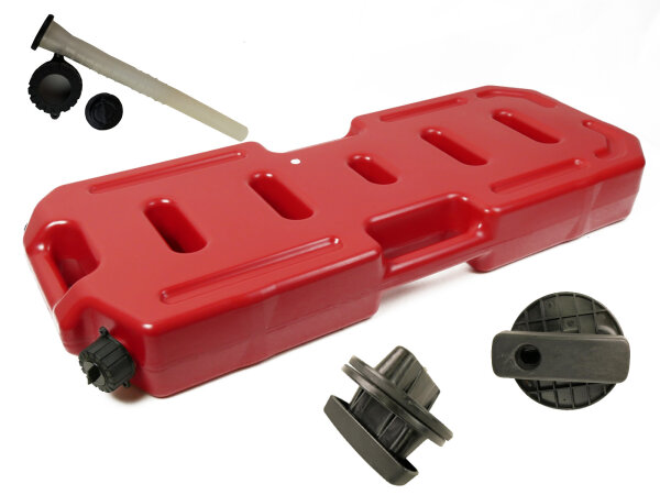 20L Benzinkanister mit Halterung für Motorrad ATV UTV Side by Side & Offroad-Einsatz