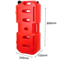 20L Benzinkanister mit Halterung für Motorrad ATV UTV Side by Side & Offroad-Einsatz