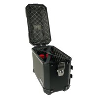 Seitenkoffer Set für Yamaha XT 660 Z Tenere 2x 28L Schwarz mit Universalträger