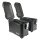 Seitenkoffer Set für Husqvarna Norden 901 2x 28L Schwarz mit Universalträger