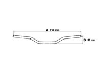 Lenker Superbike Sportive für Kawasaki ZRX R / S...